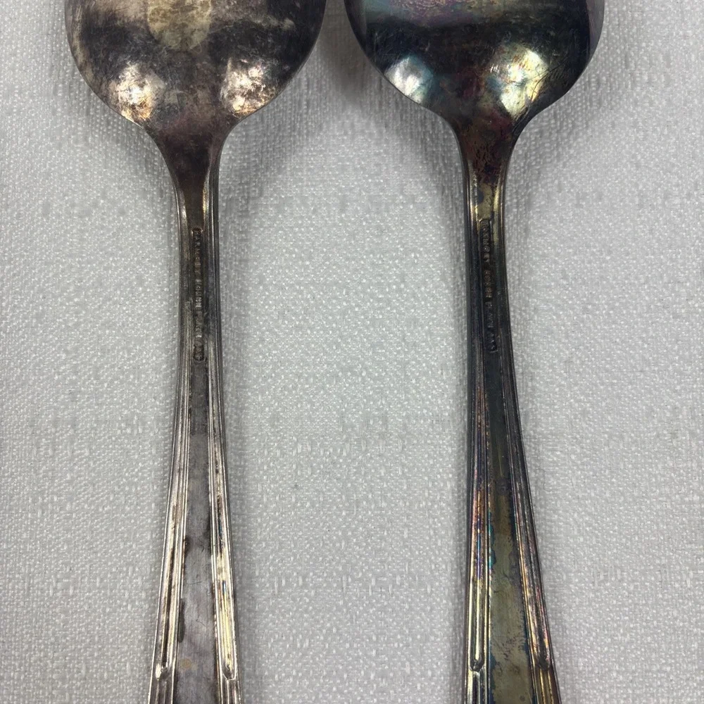 Vintage‎ Harmony House SERENADE Soup Dinner Spoons Set Of 2